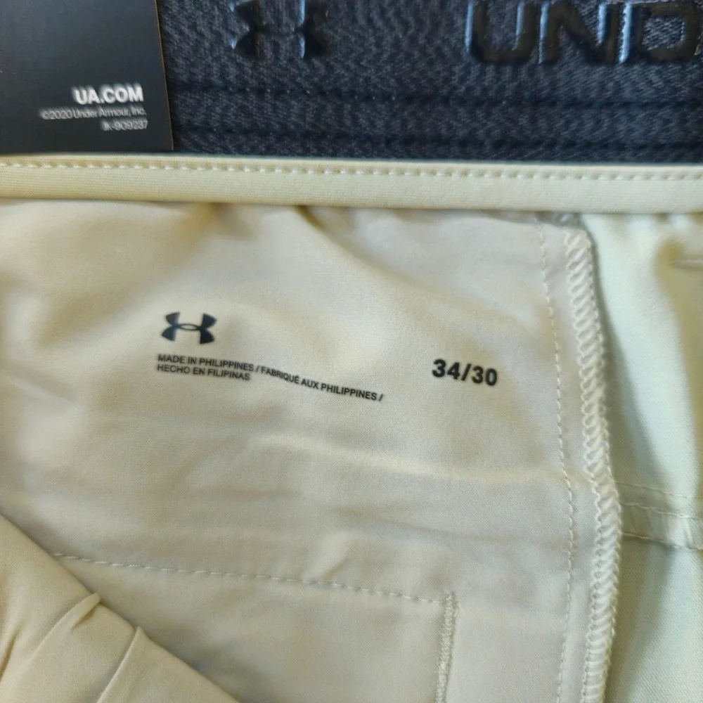 New! UNDER ARMOUR Drive Golf Pants 1364407 Mens Size 34x30 Golfcore Country Club
